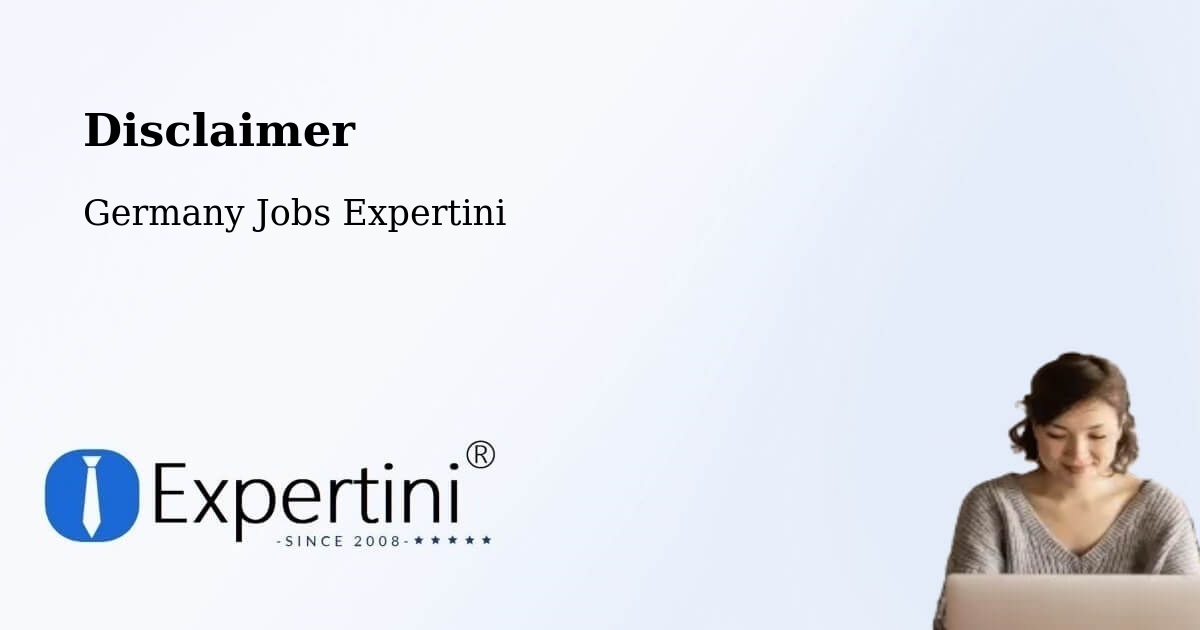 Disclaimer – Marktrodach - Germany Jobs Expertini